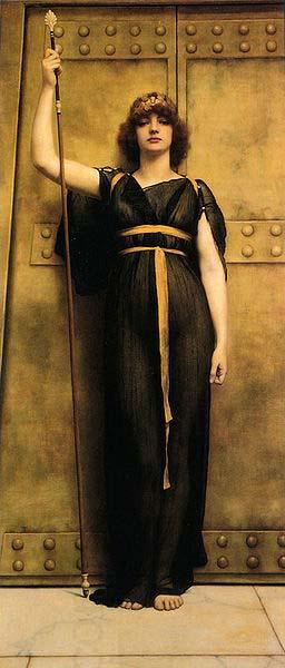 John William Godward A Priestess oil painting picture